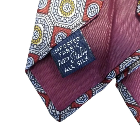 Cambridge Collection Italian Silk Vintage Tie - Picture 3 of 4